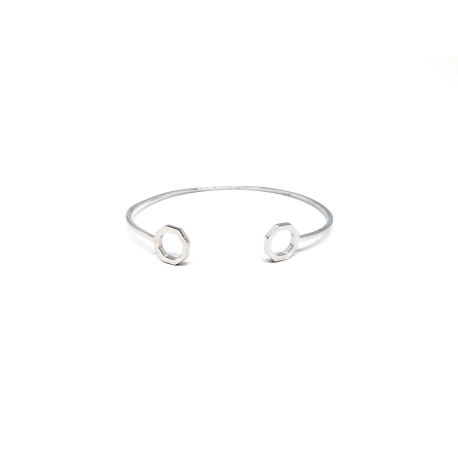 PLATA PULSERAS LISA