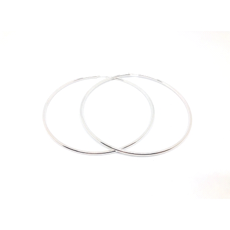 PLATA PENDIENTE ARO 2MM 7,6CM