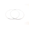 PLATA PENDIENTE ARO 8 CM 2 MM TUBO