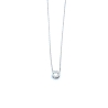 GARGANTILLA PLATA CIRCONITA CHATON 4 MM