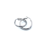 PENDIENTE PLATA ARO 1/2 CAÑA 4M 2CM