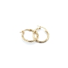 PENDIENTE PLATA ARO DIBUJO 1,5 CM DORADO