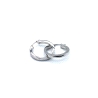 PENDIENTE PLATA ARO LISO 3X3 2CM