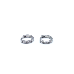 PENDIENTE PLATA ARO CIRCONITAS                                                                      
