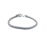 PULSERAS PLATA  4 GARRAS 2,5 MM 16 CM                                                               