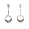 PENDIENTE PLATA CIRCONITAS                                                                          