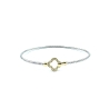 PULSERAS PLATA BICOLOR CIRCONITAS