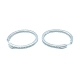 PENDIENTE PLATA ARO CIRCONITAS 30 MM                                                                