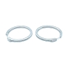 PENDIENTE PLATA ARO CIRCONITAS 30 MM