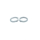PENDIENTE PLATA ARO CIRCONITAS 20 MM                                                                