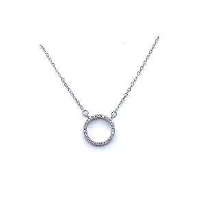 GARGANTILLA PLATA CIRCONITAS 12,5 MM                                                                