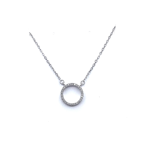 GARGANTILLA PLATA CIRCONITAS 12,5 MM                                                                