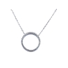 GARGANTILLA PLATA CIRCONITAS 20 MM