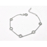 PULSERAS PLATA CIRCONITAS