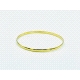 PULSERAS PLATA ARO LISO BAÑO ORO                                                                    