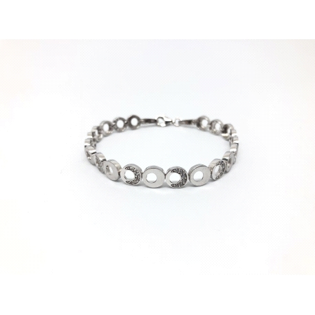 PLATA PULSERAS CIRCONITA