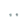 PENDIENTE PLATA CIRCONITA 8 GARRAS 4 MM