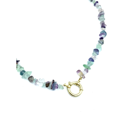 GARGANTILLA PLATA MINERAL 50 CM                                                                     