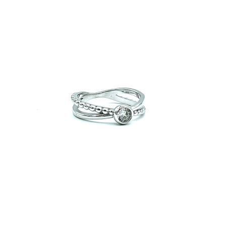 SORTIJA PLATA CIRCONITAS                                                                            