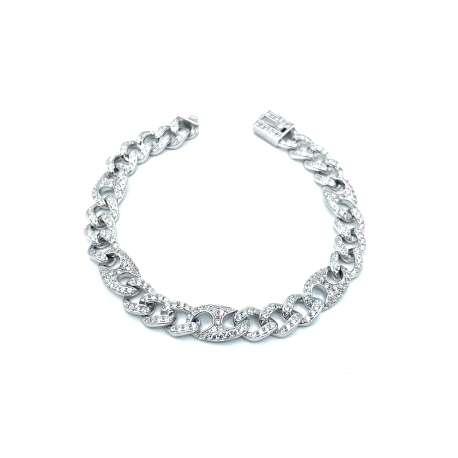 PULSERAS PLATA CIRCONITAS                                                                           