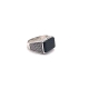 SORTIJA PLATA ONIX                                                                                  