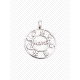 COLGANTE PLATA LISO MAMA                                                                            