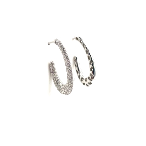 PENDIENTE PLATA ARO CIRCONITAS                                                                      