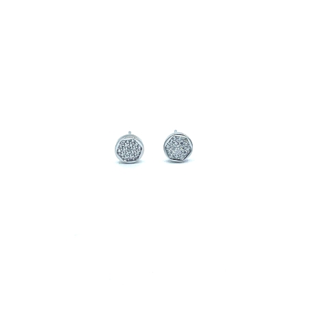 PENDIENTE PLATA CIRCONITAS                                                                          