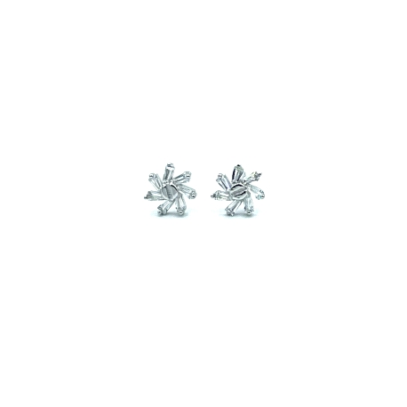 PENDIENTE PLATA CIRCONITAS                                                                          
