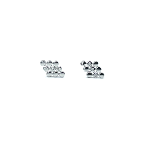 PENDIENTE PLATA CIRCONITAS                                                                          