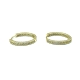 PENDIENTE PLATA ARO 18 MM CIRC. BAÑO ORO                                                            