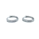 PENDIENTE PLATA ARO 15 MM CIRCONITAS                                                                