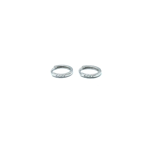 PENDIENTE PLATA ARO CIRCONITAS                                                                      