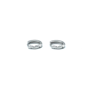PENDIENTE PLATA ARO LISO                                                                            