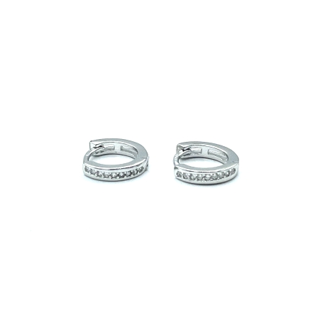 PENDIENTE PLATA CIRCONITAS                                                                          