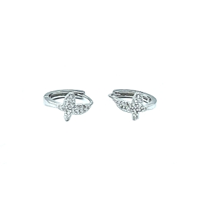 PENDIENTE PLATA CIRCONITAS                                                                          