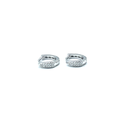 PENDIENTE PLATA ARO CIRCONITAS                                                                      