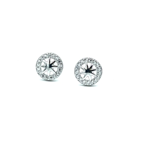 PENDIENTE PLATA CIRCONITAS                                                                          