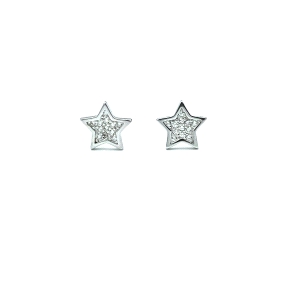 PENDIENTE PLATA CIRCONITAS                                                                          