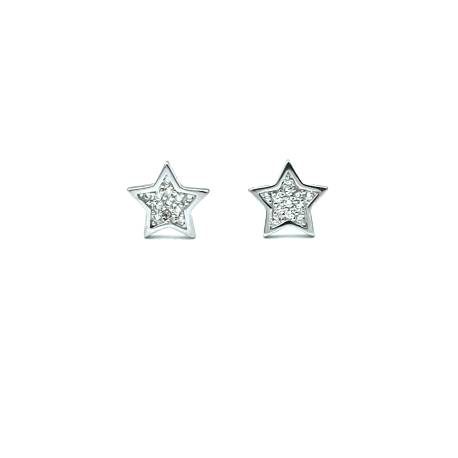 PENDIENTE PLATA CIRCONITAS                                                                          