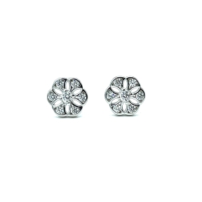 PENDIENTE PLATA CIRCONITAS                                                                          