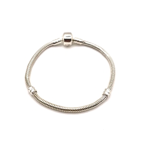 PULSERAS PLATA TOPO CIERRE PANDORA 21 CM                                                            