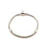 PULSERAS PLATA TOPO CIERRE PANDORA 21 CM                                                            