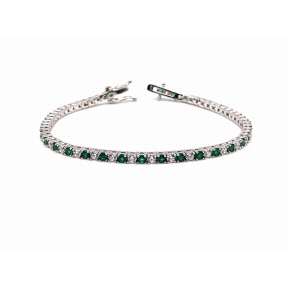 PULSERAS PLATA RIVIER 4 GARRAS 2.5 MM CO                                                            