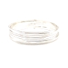 PULSERA PLATA LISA SEMANARIO 70 MM                                                                  