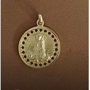 COLGANTE PLATA VIRGEN DESAMP. 18M BAÑO O                                                            
