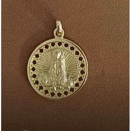 COLGANTE PLATA VIRGEN DESAMP. 18M BAÑO O                                                            