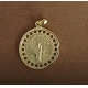 COLGANTE PLATA VIRGEN PILAR 18M BAÑO ORO                                                            