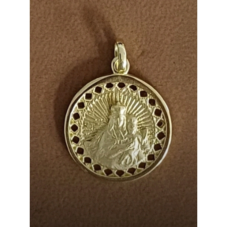 COLGANTE PLATA VIRGEN CARMEN 18M BAÑO OR                                                            