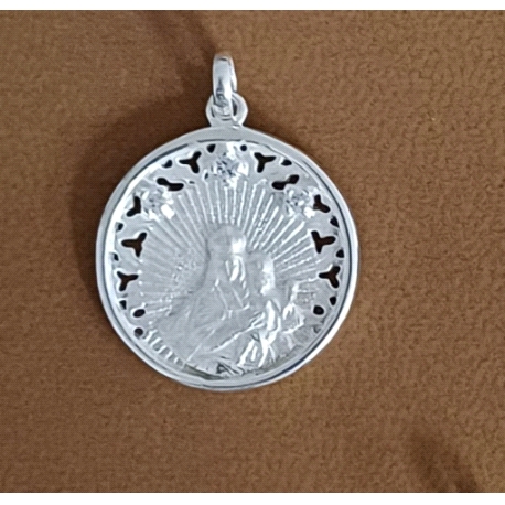 COLGANTE PLATA VIRGEN CARMEN 22 M                                                                   